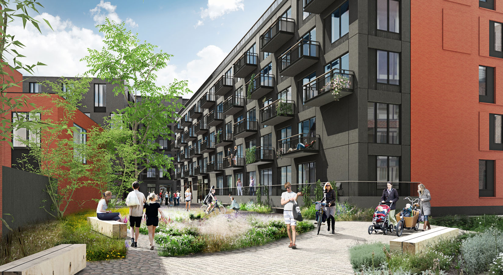 Meyers Vænge 19.000 m2 boligbebyggelse i Sydhavnen